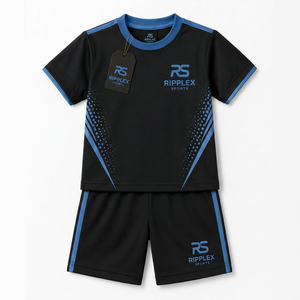 Premium kids short <b>set</b> soft breathable lightweight durable stylish perfect for sports school play and everyday comfort - Product Image 1