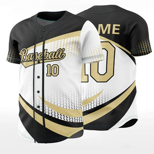 OEM Manufacturer Blank Stitched Baseball Jerseys High Quality Fully Dye Sublimation Breathable Baseball Jersey for Men - Product Image 1