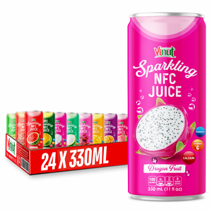 OEM/ODM y muestra gratis 330ml Sparkling Red Dragon Juice Drink - VINUT Vietnam Factory, bebidas carbonatadas, etiqueta privada Customi - Product Image 1
