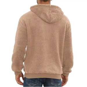 Customized Embroidered Polyester/Cotton <b>Sherpa</b> <b>Fleece</b> Hoodie Plus Size Quick Dry Breathable Eco-Friendly Oversized Unisex - Product Image 2
