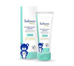Crema para la Dermatitis del Pañal Softsens 50g |   Para Bebés Recién Nacidos con Óxido de Zinc |   Enriquecido con Aloe Vera y Manteca de Karité - Product Image 1