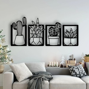 Adorno Decorativo de Metal para Colgar en la Pared, Obra de Arte Ornamental para Interiores del Hogar - Product Image 5