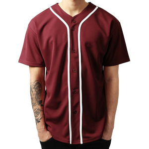 Camiseta de béisbol OEM personalizada, diseño transpirable con impresión digital por sublimación y logotipo personalizado. - Product Image 1
