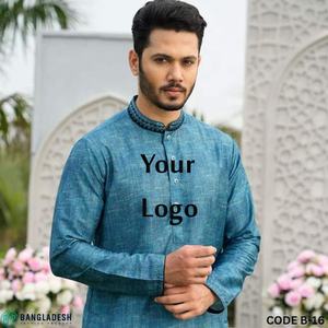 Kameez Panjabi Islámico para Hombre, Diseño Saudí, 100% Algodón Orgánico de Buena Calidad, Diseño Moderno, Largo hasta la Rodilla, Tallas Grandes - Product Image 6