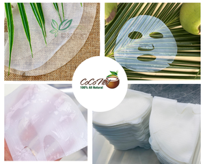 MASCARILLA FACIAL DE COCO BIOLOGICA DE CELULOSA DE ORIGEN VIETNAMITA PREMIUM, PRECIO DE EXPORTACIÓN AL POR MAYOR - Product Image 3