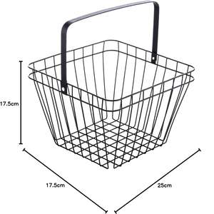 Wholesale Black Coated Countertop <b>Storage</b> <b>Basket</b> Metal Organizer Fruits and <b>Vegetable</b> <b>Storage</b> Kitchenware Metal <b>Basket</b> - Product Image 5