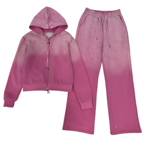 Conjunto Deportivo de Hombre con Pedrería Personalizado, Ropa Casual de Moda, Conjunto Deportivo con Pedrería a la Moda, Hecho en Pakistán - Product Image 1