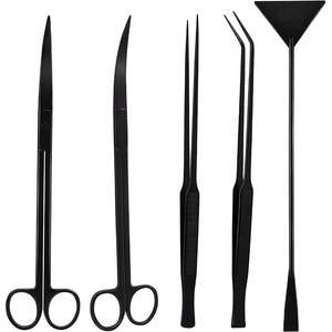 Pinzas y Tijeras para Acuario, Kit de Herramientas Premium para Acuarios, Juego de Pinzas y Espátula para Acuarios, Cuidado de Plantas Acuáticas - Product Image 2