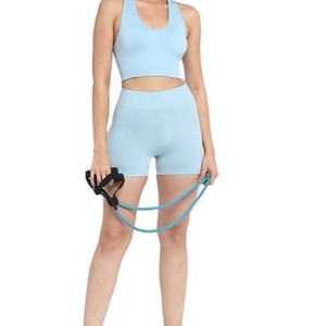 Ensemble soutien-gorge de sport ajustable sur le devant pour femme, haute performance, respirant, en Spandex/Nylon léger, haute qualité, le plus vendu - Product Image 1