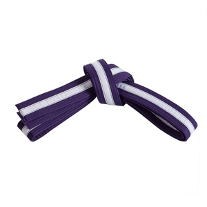 Cinturón de Karate Rojo para Adultos, Unisex, Poliéster/Algodón, Estampado, Secado Rápido, Sin Gi, Ropa de Artes Marciales, Tela de 160g, Corte Regular - Product Image 2