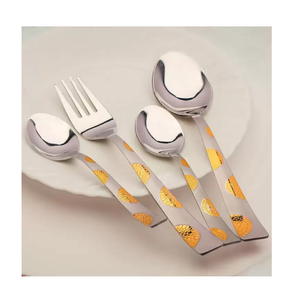 Juego de cubiertos de acero inoxidable plateado de alta demanda para cenas de moda, eventos especiales, restaurantes, juego de cubiertos modernos. - Product Image 1