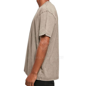 Мужские футболки с эффектом кислотной стирки, сделанные в Пакистане – с возможностью индивидуального дизайна, дышащие, экологичные, быстросохнущие, из полиэстера/хлопка - Product Image 3