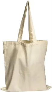 Bolsa de Lona de Algodón con Logotipo Personalizado, Bolsa de Compras, Viaje y Almacenamiento, Ligera, Plegable y Versátil - Product Image 4