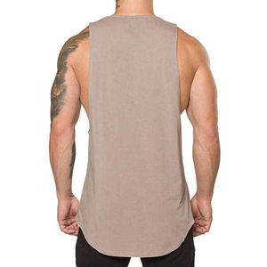 Débardeurs décontractés tricotés pour hommes, design à côtés ouverts, séchage rapide, compression, couleurs et tailles personnalisables, vente en gros - Product Image 4