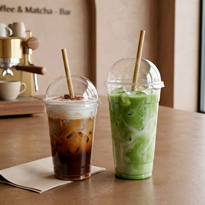 Wholesale Transparent PP Single Wall <b>Cups</b> 12oz 16oz 22oz Cold Drink/Smoothie with Lid 95mm <b>Cups</b> For Beverages - Product Image 2