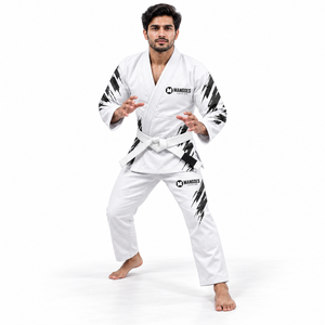 Premium BJJ Gi for <b>Men</b> Women Brazilian Jiu Jitsu Uniform Preshrunk Fabric Lightweight IBJJF <b>Kimono</b> <b>Jacket</b> Pants Training BJJ BJJ - Product Image 1