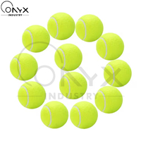 Balles de tennis en caoutchouc écologiques, haute élasticité, durables, rebond élevé, pour entraînement professionnel et compétition sportive, directement de l'usine.