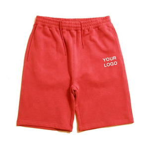 Pantalones cortos de chándal para hombre con logotipo personalizado 100% algodón French Terry Unisex Gym Athletic Shorts Outdoor Casual Hip Hop Tamaño XS Tela de malla - Product Image 1