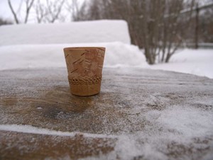 Vaso Artesanal de Madera Sólida para Bebidas, Hecho a Mano, para Agua, Jugo, Whisky, Café, Té y Uso Diario en la Cocina - Product Image 4