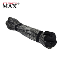 JINLI Corde de récupération cinétique double tressée 100% Nylon66, corde de remorquage tout-terrain robuste pour 4x4 Jeep Truck