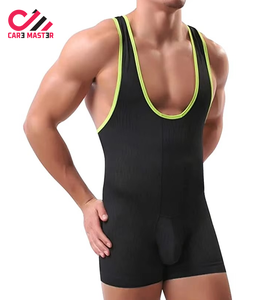 Combinaison de lutte pour hommes de haute qualité, respirante, en polyester et élasthanne, personnalisable, imprimée par sublimation, vente en gros à bas prix - Product Image 1