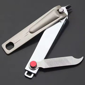 Coupe-ongles professionnel de qualité supérieure en acier inoxydable, personnalisé avec logo, haute qualité, pour manucure et ouverture des ongles. - Product Image 4