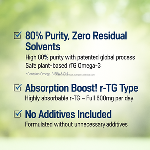 Algae Omega 3 DHA Softgel 30 comptes à base de plantes végétalien prénatal enfants OEM Corée - Product Image 5