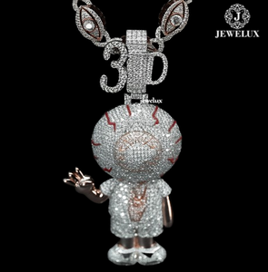 Nouveauté : Pendentif de luxe très demandé, entièrement serti de diamants, bijoux hip-hop imposants, provenant d'Inde - Product Image 1