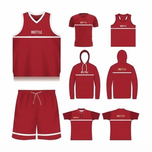 <b>White</b> Blue Stripe Sportswear ONSTYLE Unisex Breathable Set Seasons Regular Fit <b>Vest</b> Hoodie Polo Shirt Shorts - Product Image 3