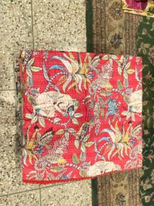 Soft Lightweight Handmade Kantha Quilt Bedcover with Breathable Cotton Fabric for Everyday <b>Comfort</b> and Elegant Living - Product Image 1