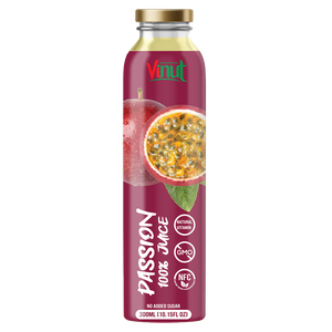 Botella de vidrio de 300ml 100% jugo de fruta de la Pasión bebida proveedores de Vietnam fabricantes fruta fresca directamente de la pasión de la granja - Product Image 1
