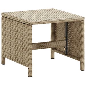 Juego de 2 Sillas de Jardín Beige, Cómodas para Sentarse al Aire Libre - Product Image 3