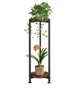 Support de plante en fer de fabrication fiable avec cadre soudé robuste, idéal pour une utilisation à long terme dans les jardins, les balcons et les espaces extérieurs - Product Image 5