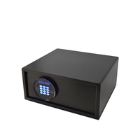 Coffre-fort numérique pour hôtel 2026 avec serrure électronique à code, en acier noir, durable, accès par clé, 1,5 mm (porte) / 2 mm (corps) EM-1942-BC