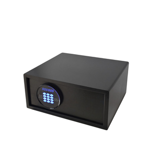 Coffre-fort numérique pour hôtel 2026 avec serrure électronique à code, en acier noir, durable, accès par clé, 1,5 mm (porte) / 2 mm (corps) EM-1942-BC - Product Image 2