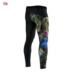 กางเกงซับลิเมชั่นสำหรับผู้ชาย CARE MASTER รุ่นใหม่ล่าสุด สำหรับกีฬา MMA BJJ แบบรัดรูป ออกแบบโลโก้ด้านหน้าได้ตามต้องการ ทนทาน แห้งเร็ว - Product Image 4