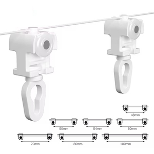 Ripple Fold S Fold <strong>Curtain</strong> Track Runner Accessories Durable PC Plastic Modern Long <strong>with</strong> <strong>Curtain</strong> <strong>Hooks</strong> for Living Room - Product Image 1