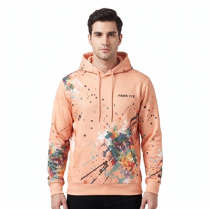 Men's Custom Sports Hoodie Sublimation Printed Breathable Polyester Cotton <b>Sweatshirt</b> with Pockets for <b>Gym</b> Running Training - Product Image 5