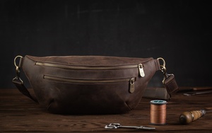 Riñonera de cuero de estilo moderno a precio asequible, recién llegada, muy demandada, riñonera de cuero sostenible. - Product Image 6