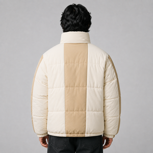 Veste matelassée surdimensionnée personnalisée pour homme, logo personnalisé, chaude, légère, streetwear d'hiver, vente en gros - Product Image 6