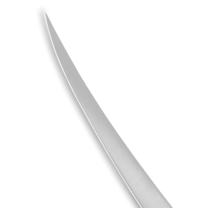Cuchillos profesionales para filetear, hoja curva afilada de acero inoxidable con mango de triple remache negro y tapa de metal para filetear pescado - Product Image 4