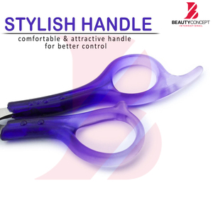 Tijeras de Peluquería con Mango de Plástico Premium y Logotipo Personalizado, Tijeras de Acero Inoxidable para Barbería, Hoja Afilada como una Navaja, para Uso en Salón - Product Image 2