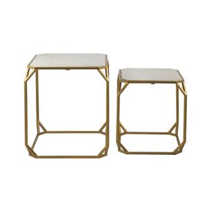 Modern <b>Marble</b> <b>Top</b> <b>Console</b> <b>Table</b> with Gold Brass Frame Contemporary Living Room Accent Furniture - Product Image 3