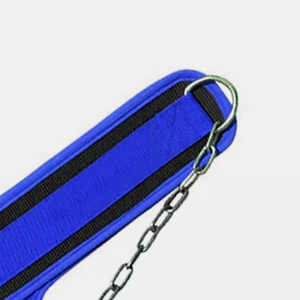 Adjustable Blue Palm Guard Support <b>Belt</b> with Chain for <b>Weight</b> Lifting Strength <b>Training</b> Unisex Hook & Loop Closure Custom Logo - Product Image 2