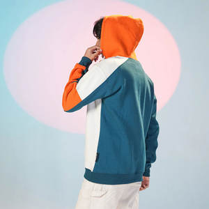 Nouvelle Collection Survêtement Homme 100% Coton Haute Qualité Épais Style Urbain Ample avec Panneaux Manches Personnalisables - Product Image 5