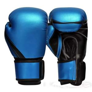 Gants de boxe en cuir de vachette véritable personnalisables de haute qualité avec lacets, rembourrage épais à 4 couches pour l'entraînement aux arts martiaux - Sans fonction de boxe - Product Image 3