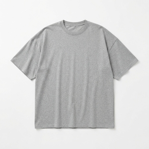 เสื้อยืดสตรีทแวร์ผู้ชายทรงโอเวอร์ไซส์แบบหนาพิเศษ ตัดเย็บด้วยผ้าฝ้ายถัก 100% พิมพ์ลายดิจิทัล พร้อมดีไซน์ไหล่ตก - Product Image 1