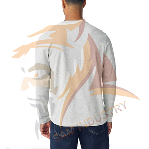 เสื้อยืดแขนยาวผ้าฟลีซเนื้อนุ่มทนทานสำหรับผู้ชาย สวมใส่สบาย ระบายอากาศได้ดี แห้งเร็ว - Product Image 3