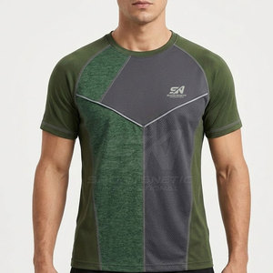 เสื้อยืดออกกำลังกายผู้ชาย ผ้าแห้งเร็ว ระบายอากาศได้ดี เหมาะสำหรับออกกำลังกาย วิ่ง และฝึกซ้อม - Product Image 3