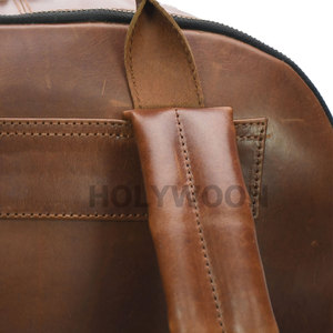 Custom Color Leather <b>Backpack</b> Made In High Quality New Arrival Leather <b>Backpack</b> Bag Casual Wear Unisex Leather Bag - Product Image 5
